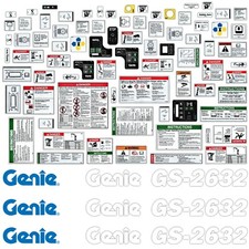 Complete Decal Kit for Genie GS-2632 Scissor Lift GS2632 Stickers Made in USA picture