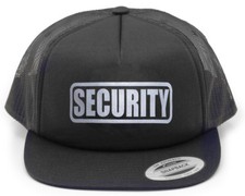 Security Hat, Security cap, party bouncer, security guard, reflective imprint. picture