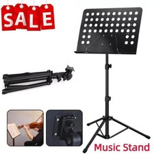 Music Stand-Metal Professional Portable Perforated Music Stand Adjustable picture