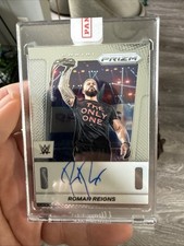 Panini 2024 Prizm WWE Roman Reigns Throwback Signatures ON CARD 75-RRN picture