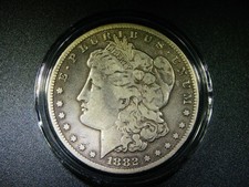 VF+ 1882-S MORGAN SILVER DOLLAR BEAUTIFUL DETAIL COLLECTOR GRADE COIN M-2173 picture