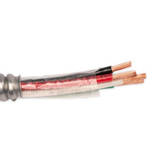 8/3 Metal Clad (MC) Cable with Ground, Aluminum Armored, Stranded Copper Conduct picture