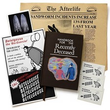 HANDBOOK Of The RECENTLY DECEASED Beetlejuice Replica 182 Fully Printed Book picture