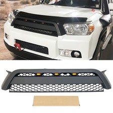 Black Front Grille Fit For Toyota 4Runner 2010 - 2013 Bumper Grill With Light picture
