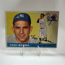 1955 Topps Yogi Berra Yankees #198 Low Grade Poor picture