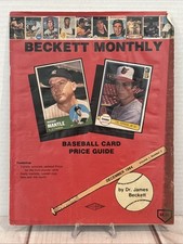 Rare December 1984 Beckett Monthly Baseball Magazine Volume 1 #2; Mantle Ripken picture