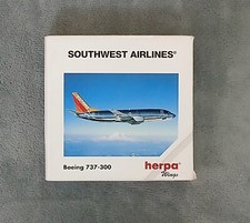 NIB~herpa wings~SOUTHWEST AIRLINES~Boeing 737-300~ Scale 1/500~Mini Plane picture