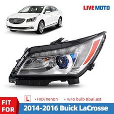 For 2014-2016 Buick LaCrosse HID/Xenon Headlight w/Adaptive w/o Bulb Driver Side picture
