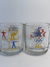 Vtg, 1984 23rd Olympiad / Los Angeles, McDonalds Collectible Mugs, Set of 2 picture