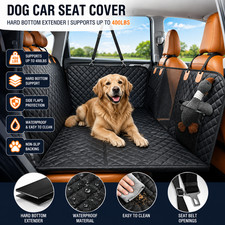 Dog Car Seat Cover Back Hard Bottom Extender For Dogs Supports 400LBS Pet USA picture