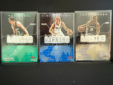 Fleer 2002-03 Genuine Global Warning Insert 3-Card Lot Gasol/Nowitzki/Parker picture