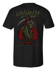 Howitzer Style Men's T-shirt Valhalla Military Grunt picture