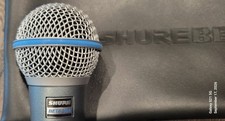 Shure Beta 58A Microphone open box never used picture