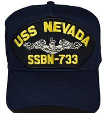 USS NEVADA SSBN-733 Hat - NAVY BLUE - Veteran Owned Business picture