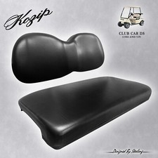 'KOZIP' OEM CLUB CAR DS 2000.5+ GOLF CART FRONT CUSHION SET  (BLACK) picture
