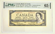 1954 Canada Bank of Canada BC-41b 20 Dollars PMG 65 EPQ Choice UNC picture