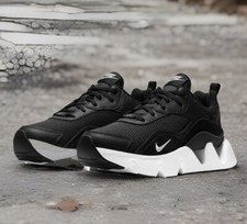 Nike RYZ 365 Black White Casual Run Shoes Womens Size 9 New Fast Ship picture