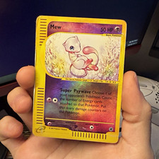 The Pokémon Company Mew 151/165 Expedition Holo Rare Holo Eng 2002 50 DMG picture