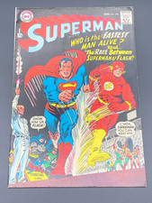 Superman #199 - 1967 1st Superman vs Flash race (487)  picture