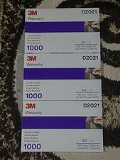 3m Wetordry Abrasive Sheets 02021 (1000) Grit 5.5x 9 Inches picture