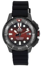 Orient M-Force Automatic Silicon Strap Red Dial Divers RA-AC0L09R00B Men's Watch picture