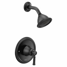 MOEN Dartmoor T2182BL Posi-Temp Bathroom Tub Faucet Trim Kit in Matte Black picture