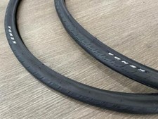 Pair of Kenda Black Road Clincher Tires 700x25c 125psi New picture