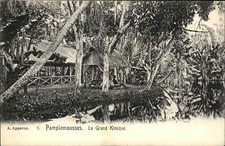 Pamplemousses Mauritius Grand Kiosque c1905 Postcard picture