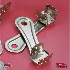 Rotating Mini Impression Trays 360° Swivel Perforated Stainless Steel Dental picture