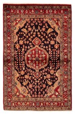 Traditional Vintage Hand-Knotted Area Rug 4'3