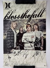 Blessthefall Full Band Signed Autographed 11