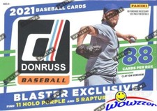 2021 Donruss Baseball EXCLUSIVE HUGE Factory Sealed Blaster Box with 88 Cards   picture