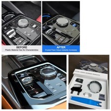 4PCS For 2024-2026 BMW G60 G61 G70 i5 i7 X3 G45(2025-26) CRYSTAL GEAR SHIFT KNOB picture
