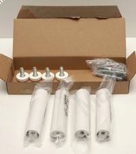 IKEA BEKANT Leg White, 4 per Pack, Steel, 803.724.64 Same Day Priority Shipping picture