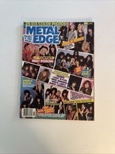 Metal Edge Magazine January 1989 RARE Ratt, Motley Crue, Ozzy Lita Ford Etc picture