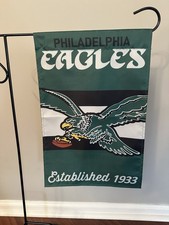 Philadelphia Eagles Garden Flag Double Sided Kelly Grn Eagles  Premium Yard Flag picture