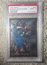 1996-97 Topps Finest - Common Bronze Shareef Abdur-Rahim #54 (RC) PSA 9 picture
