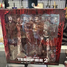 Terrifier 2 Bloody Art The Clown And Little Pale Girl 2 Pack NECA Exclusive Read picture