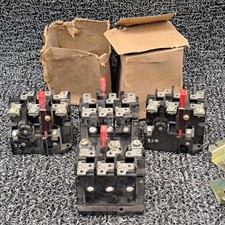 Westinghouse AN13A Thermal Overload Relay missing hardware, dirty dusty Lot of 4 picture