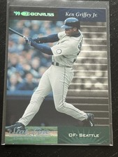 Ken Griffey Jr 2001 Donruss 1999 Retro Stat Line Career #’d  /350 HOF Mariners picture
