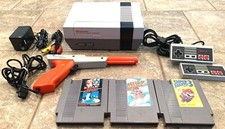 Original Nintendo Nes System Console Super Mario Game Bundle Polished OEM 72 Pin picture