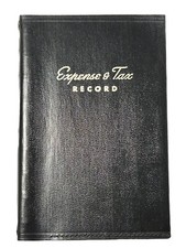Vintage 1974 Eaton At-a-Glance Expense Tax Record Book Log New Unused Spiral picture