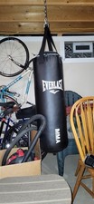 Everlast MMA Heavy Bag Training Punching Bag - Black/White picture