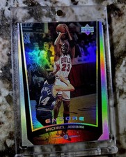 1998-99 Upper Deck Encore - Michael Jordan Refractor Rare - Chicago Bulls - Mint picture