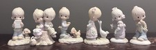 Precious Moments 1978 Lot - 6 E-1379/B E-1376 E-1374/B E-1374/G E-1373 Set w Box picture