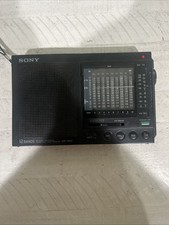 Sony ICF-7601 Portable World Radio Receiver 12 Bands . Tested Works Read Disc picture