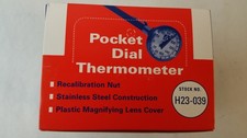 New Johnstone H23-039 Pocket Dial Thermometer -40 - 160 Degrees picture