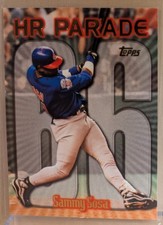 1999 Topps #461 HR PARADE Home Run 66 Sammy Sosa Cubs RARE ICONIC VARIATION picture