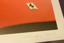 Randy Owens Signed FERRARI 315S Framed Serigraph 314 / 1000 Print picture