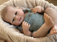 Lifelike Reborn Baby Doll Full Body Realistic Newborn Baby 19 Inches picture